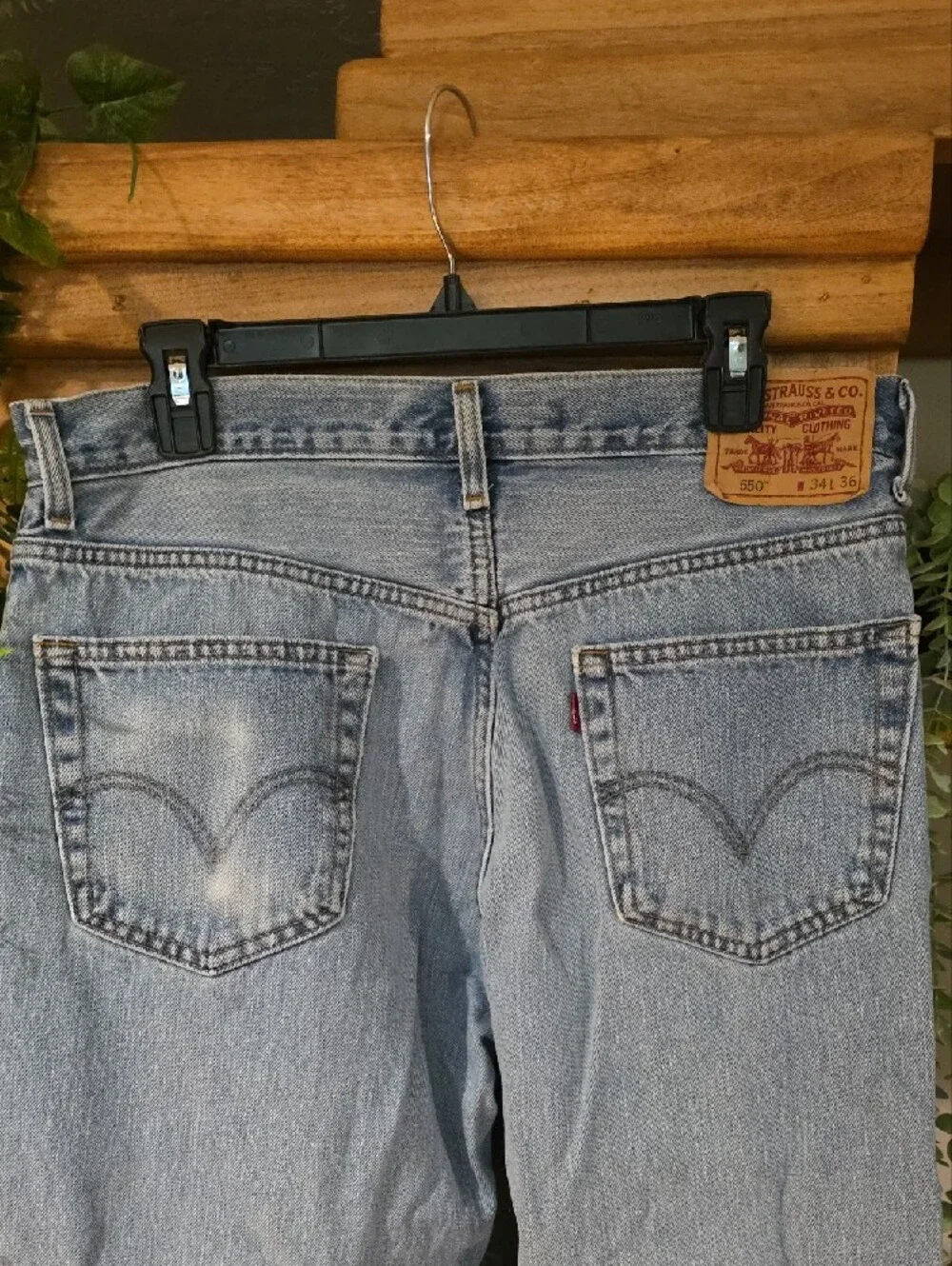 Levis Relaxed Fit Light Blue Jeans